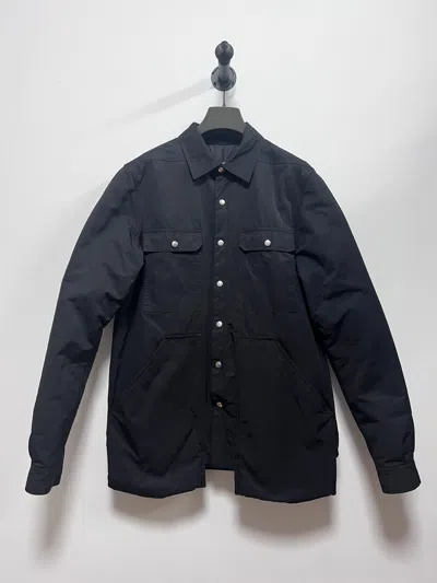 Pre-owned Rick Owens X Rick Owens Drkshdw Cargo Outershirt Jacket In Black