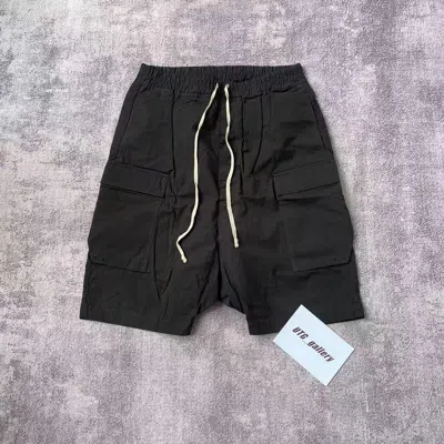 Pre-owned Rick Owens X Rick Owens Drkshdw Cargo Shorts 17fw