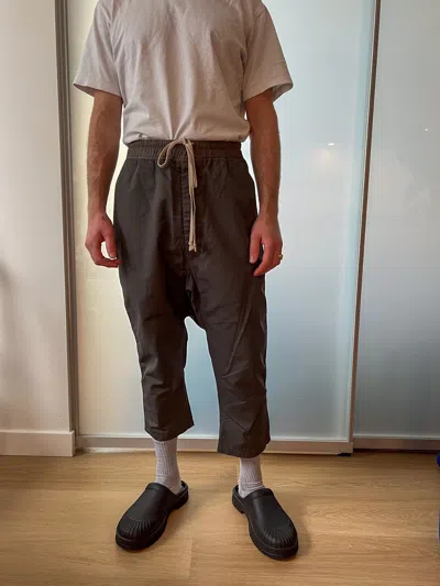 Pre-owned Rick Owens X Rick Owens Drkshdw Drawstring Pants Drk Dst Size Medium In Brown