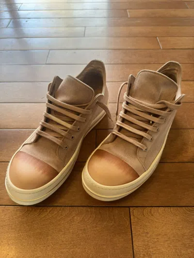 Pre-owned Rick Owens X Rick Owens Drkshdw Drkshdw Faded Pink Shoes In Dust Pink