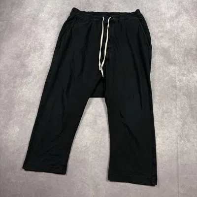 Pre-owned Rick Owens X Rick Owens Drkshdw Drop Crotch Pants In Black