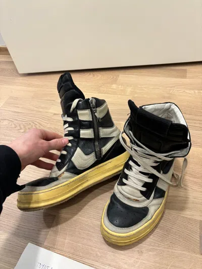 Pre-owned Rick Owens X Rick Owens Drkshdw Dunks Size 40 Shoes In Black