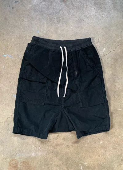 Pre-owned Rick Owens X Rick Owens Drkshdw Fw18 Memphis Pod Shorts
