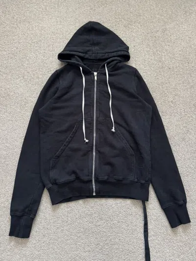 Pre-owned Rick Owens X Rick Owens Drkshdw Fw22 Rick Owens Drkshdw "strobe" Felpa Jason Zip Up Hoodie