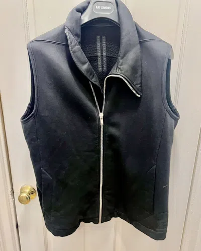 Pre-owned Rick Owens X Rick Owens Drkshdw Mint Condition S/s13 “island” Zipper Vest In Black