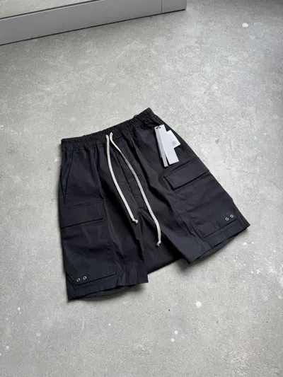 Pre-owned Rick Owens X Rick Owens Drkshdw New Rick Owens Cargo Shorts Cropped