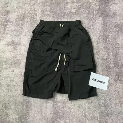 Pre-owned Rick Owens X Rick Owens Drkshdw Nylon Memphis Pod Shorts Size S