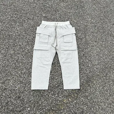 Pre-owned Rick Owens X Rick Owens Drkshdw Pants In White