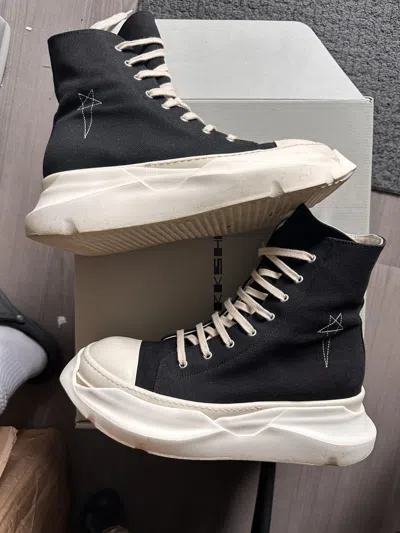 Pre-owned Rick Owens X Rick Owens Drkshdw Rick Owen's Abstract Star Shoes In Black