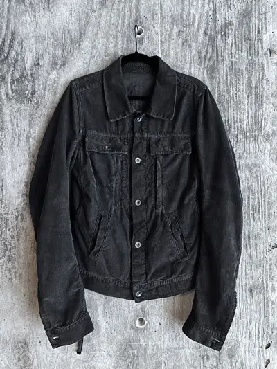 Pre-owned Rick Owens X Rick Owens Drkshdw Rick Owens Archive Trucker Jacket Corduroy Fw07 Exploder