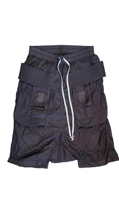 Pre-owned Rick Owens X Rick Owens Drkshdw Rick Owens Creatch Nylon Shorts In Raisin