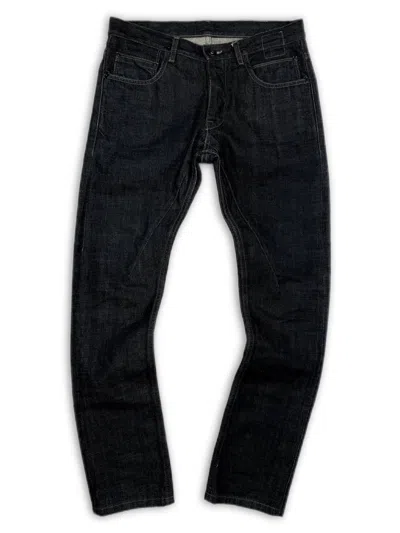 Pre-owned Rick Owens X Rick Owens Drkshdw Rick Owens Dark Wash Indigo Detroit Cut Denim
