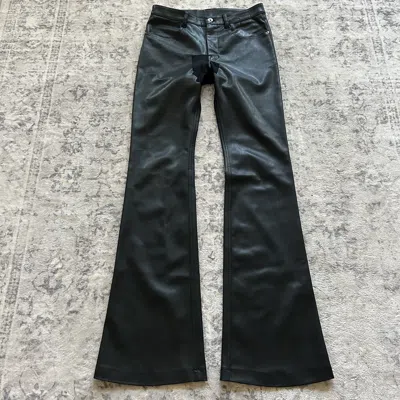Pre-owned Rick Owens X Rick Owens Drkshdw Rick Owens Faux Leather Bolans
