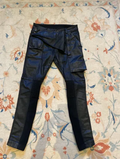 Pre-owned Rick Owens X Rick Owens Drkshdw Rick Owens Memphis Waxed Jeans