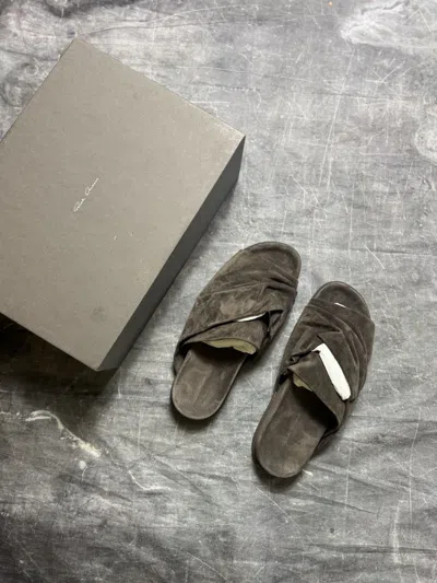 Pre-owned Rick Owens X Rick Owens Drkshdw Rick Owens Morbius Sandals In Granola In Brown
