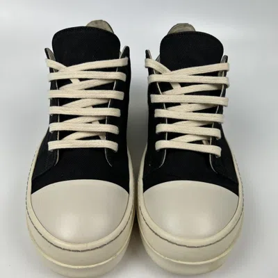 Pre-owned Rick Owens X Rick Owens Drkshdw Rick Owens Ramones Low Shoes In Black