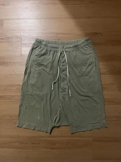 Pre-owned Rick Owens X Rick Owens Drkshdw Rick Owens Shorts Pods Fw15 In Green