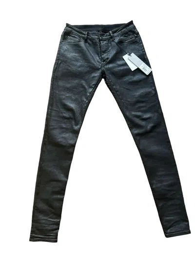 Pre-owned Rick Owens X Rick Owens Drkshdw Sbw Waxed Detroit Denim In Black