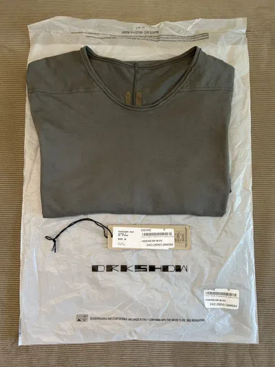 Pre-owned Rick Owens X Rick Owens Drkshdw Stone Porterville (fw24) Level T-shirt In Gray