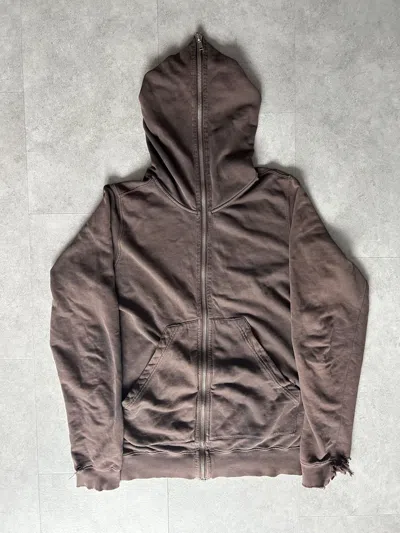 Pre-owned Rick Owens X Rick Owens Drkshdw Trashed Og Fullzip Hoodie