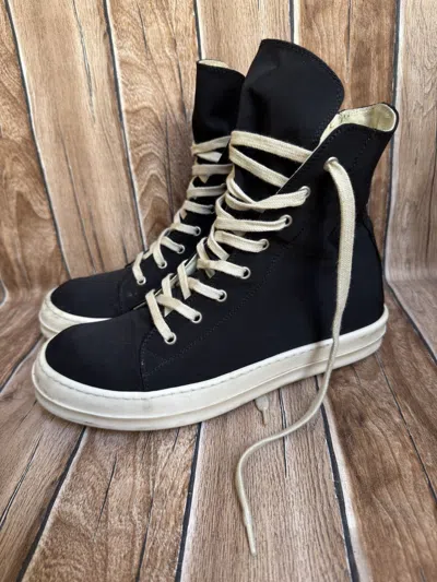 Pre-owned Rick Owens X Rick Owens Drkshdw Vegan Nylon Drkshdw Ramones Shoes