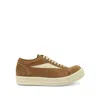 Rick Owens Leather Sneaker In Marsh/milk/milk