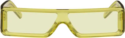 Rick Owens Yellow Gethshades Sunglasses In Pink