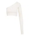 Rick Owens Ziggy One-shoulder Top In White