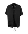 Rick Owens Zip Casual Jacket In Black