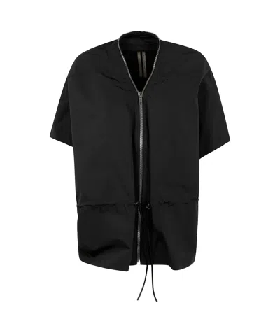 Rick Owens Zip Casual Jacket In Black