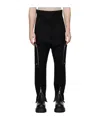 Rick Owens Black Porterville Dirt Bauhaus Cargo Pants In Black