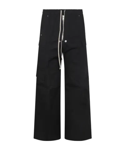 Rick Owens Zip Detail Casual Pants In Black
