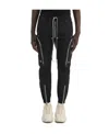 Rick Owens Bauhaus-inspired Cargo Pants With Elastic Waistband In Black