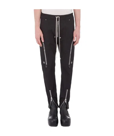RICK OWENS ZIP DETAILS TROUSERS
