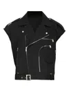 Rick Owens Zip-fastening Gilet In Black