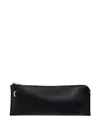 Rick Owens Zip-fastening Leather Wallet In Black