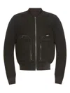 Rick Owens Zip-fastening Pocket Bomber Jacket In Gray