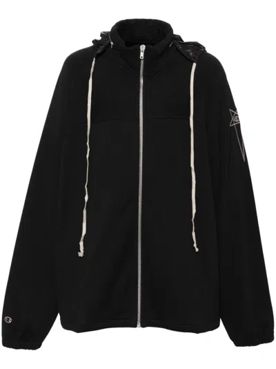 RICK OWENS ZIP FASTENING SWEATSHIRT