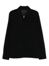 Rick Owens Collared Shirt Jacket Featuring Front Pockets In Black