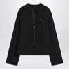 Rick Owens Black Hollywood V Safety Jacket In Black
