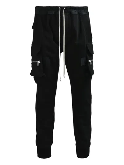 RICK OWENS ZIP-POCKET CARGO PANTS