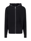 Rick Owens Ribbed-knit Virgin Wool Zip-up Sweater In Black