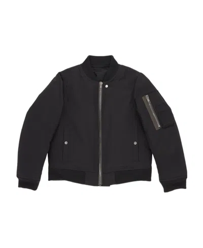 Rick Owens Zip-up Bomber Jacket In Black