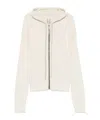 Rick Owens Zip-up Cardigan In White