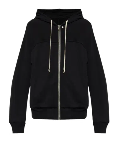 Rick Owens Terry Jersey Windbreaker Hoodie In Black | ModeSens