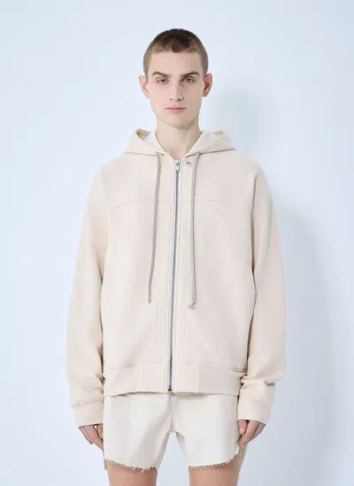 RICK OWENS ZIP-UP HOODED SWEATSHIRT
