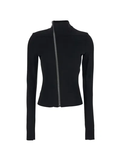 Rick Owens Zip-up Jacket In Black