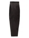 Rick Owens Zip-up Maxi Skirt In Black