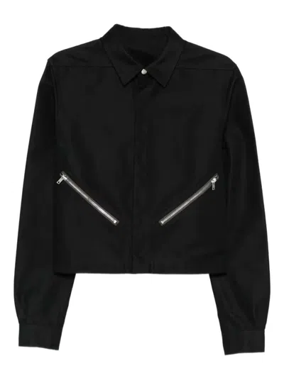 RICK OWENS RICK OWENS ZIP-UP SHIRT JACKET