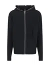 Rick Owens Ribbed-knit Virgin Wool Zip-up Sweater In Black